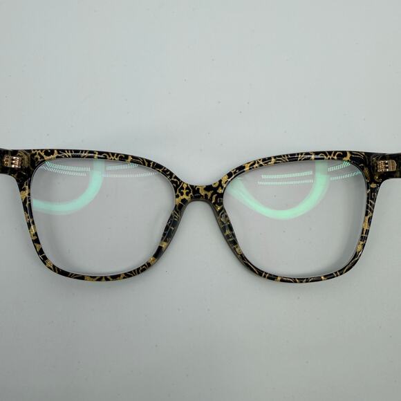 DOLCE & GABBANA DG 3321 3215 Black Damasco Gold Glitter Made in Italy 54-17-140 main image 6